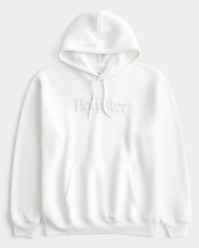 Men s Relaxed Logo Graphic Hoodie Men s Tops HollisterCo