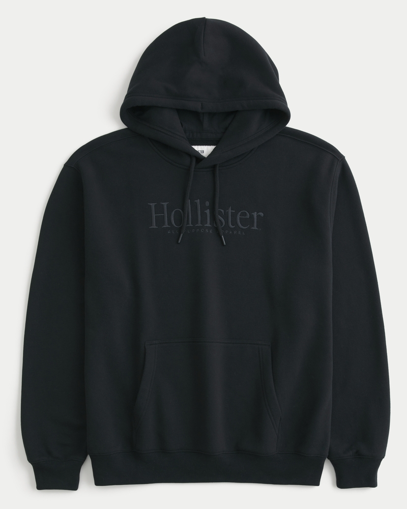 Men s Relaxed Logo Graphic Hoodie Men s Tops HollisterCo