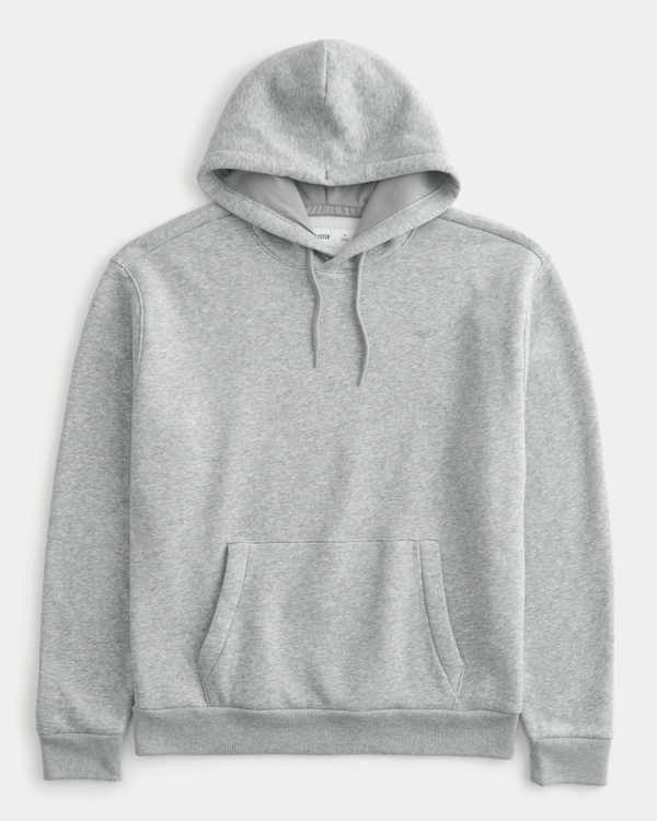 Relaxed Icon Hoodie, Heather Grey
