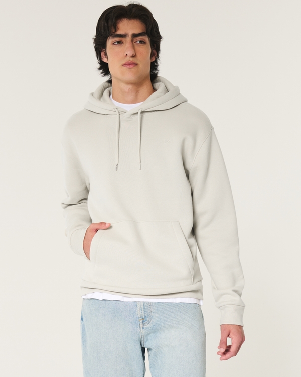 Relaxed Icon Hoodie, Light Tan