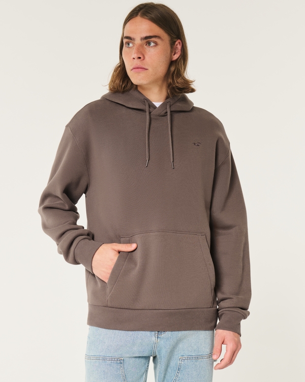 Relaxed Icon Hoodie, Chocolate