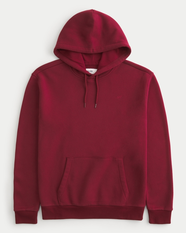 Relaxed Icon Hoodie, Burgundy Dd