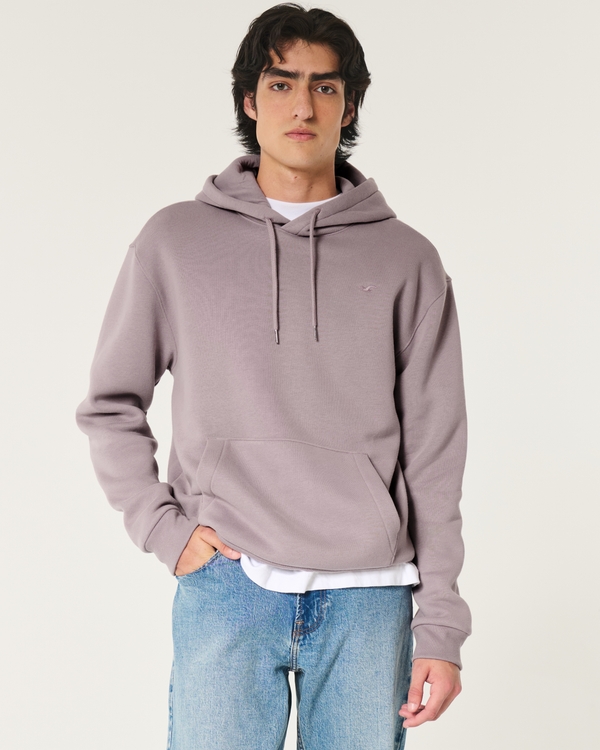 Relaxed Icon Hoodie, Dark Mauve