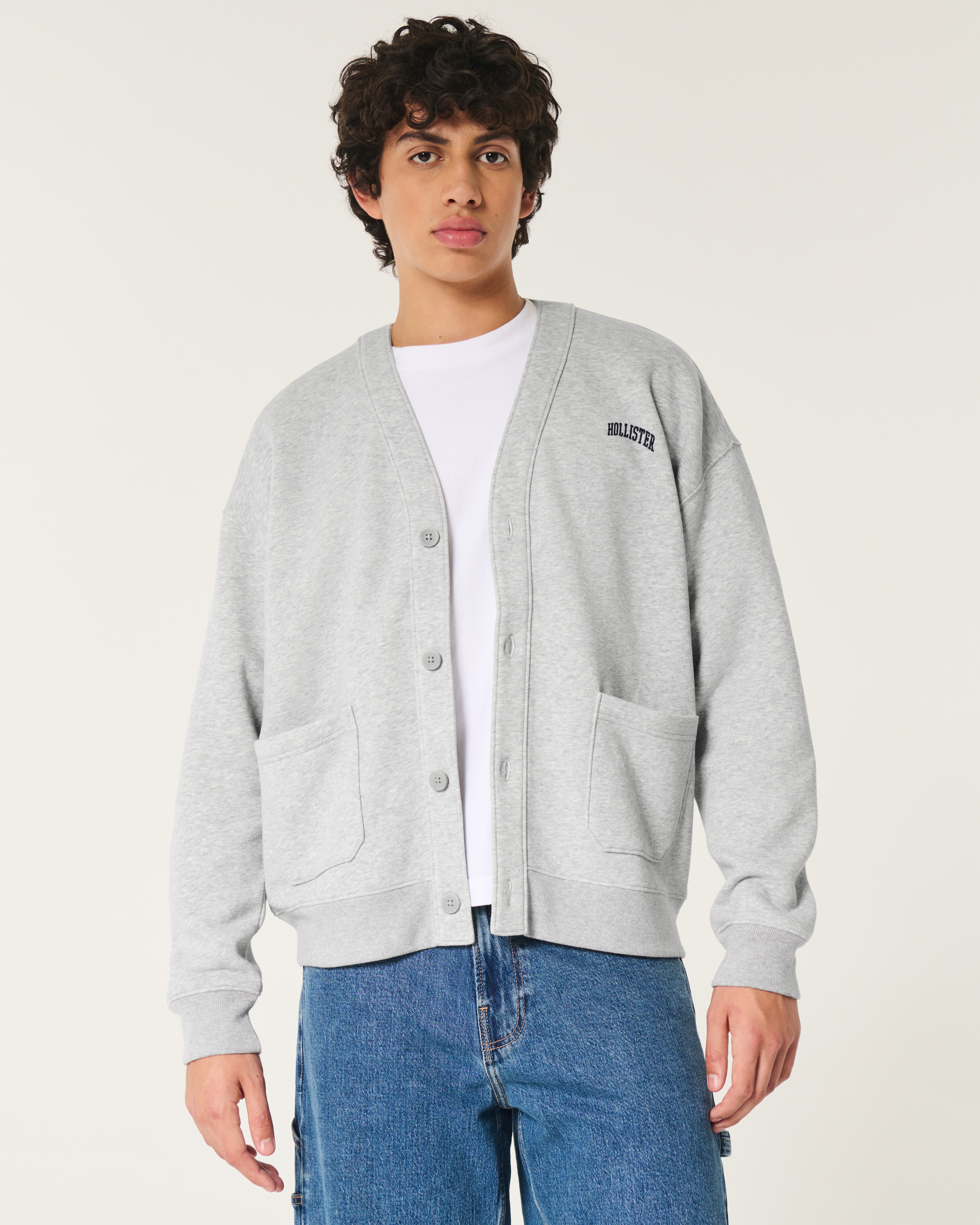 Hollister oversized cardigan hotsell