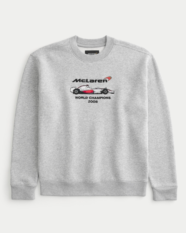 McLaren Graphic Crew Sweatshirt, Heather Grey