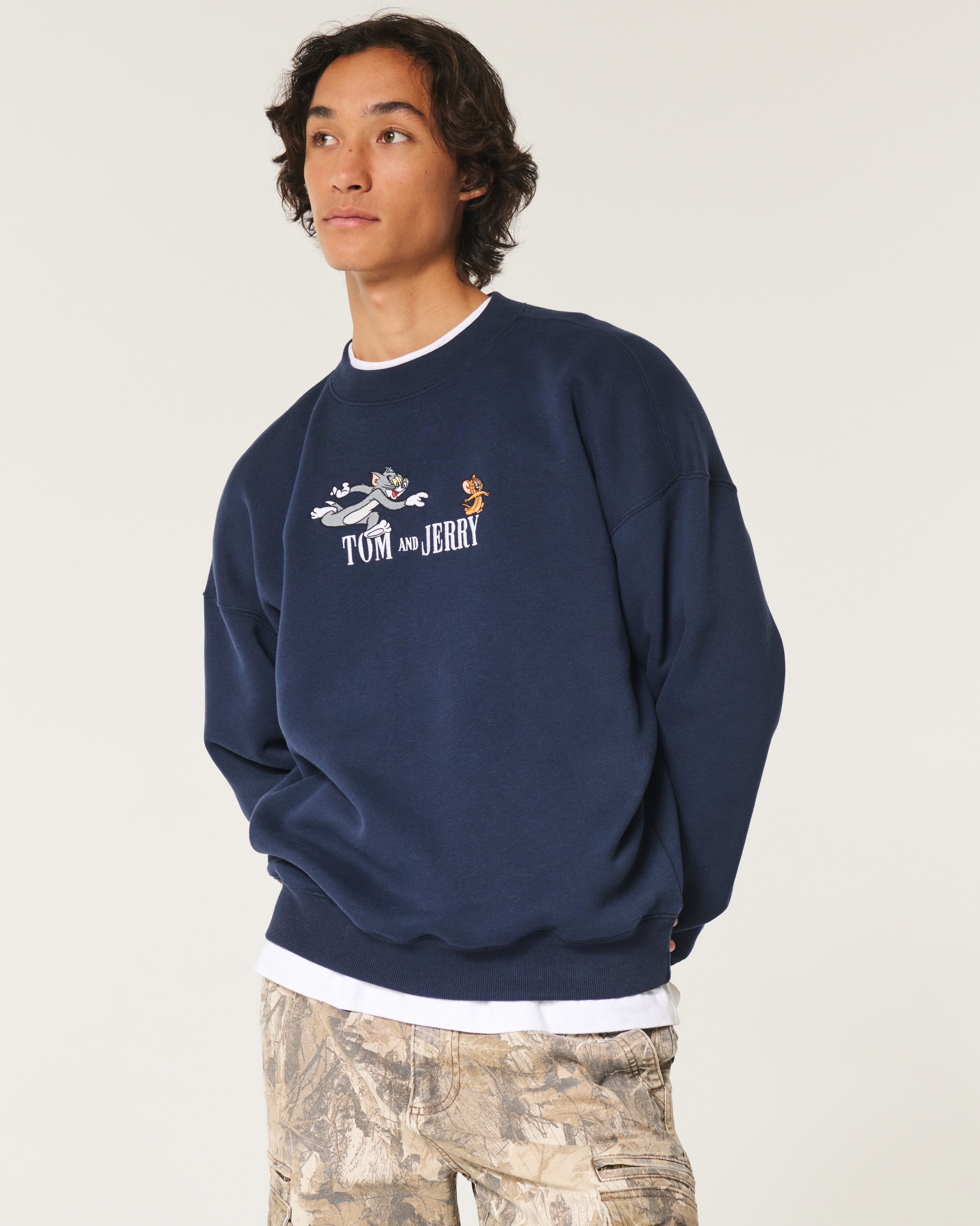 Cut off crewneck sweatshirt hollister hotsell