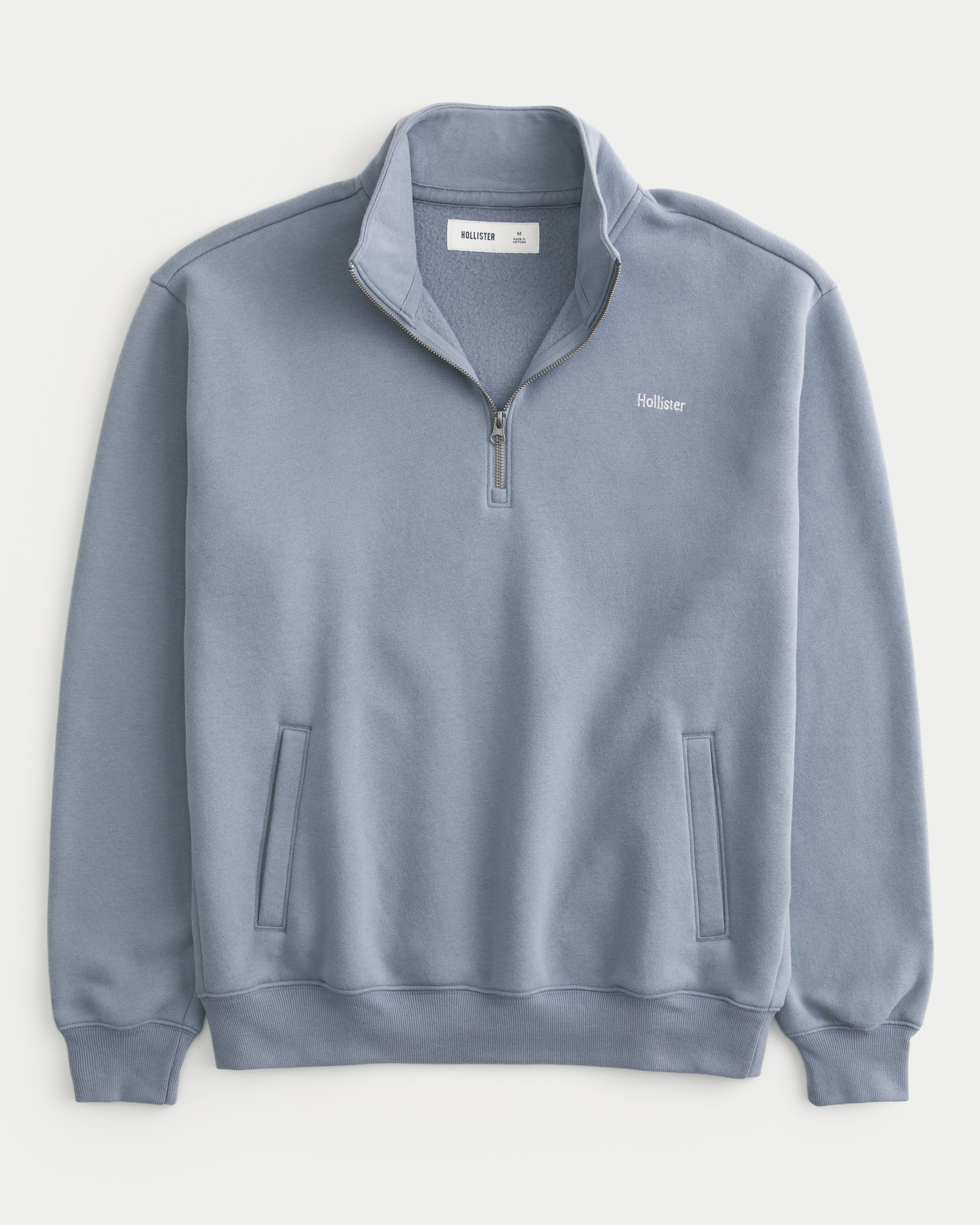 Relaxed Half-Zip Logo Sweatshirt