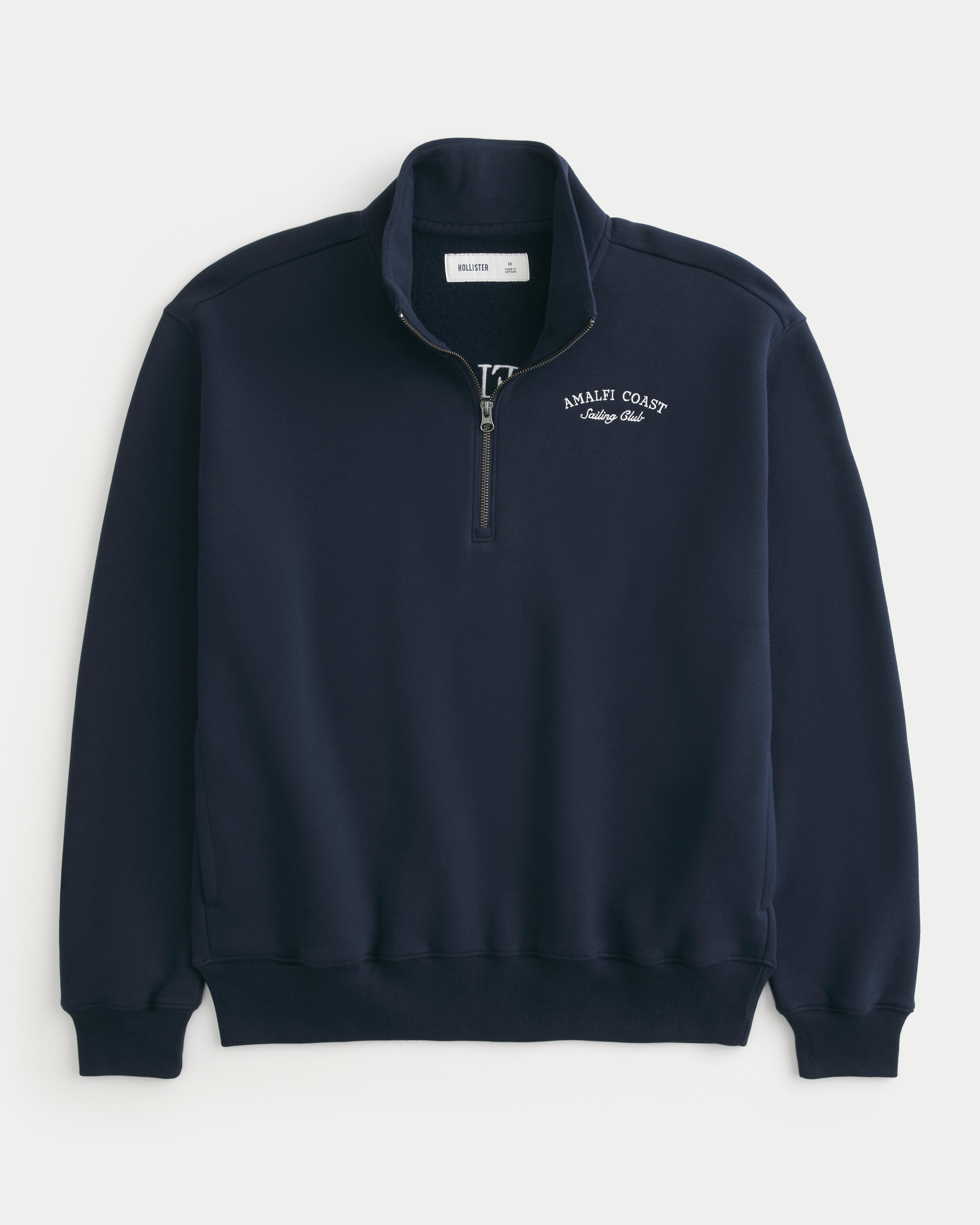 Hollister half zip hoodie sale