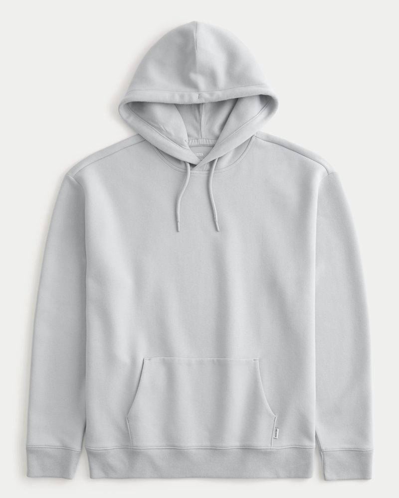 Men s Relaxed Cooling Hoodie in Light Grey Size XS from Hollister