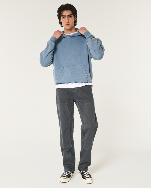 Boxy Hoodie, Slate view 2