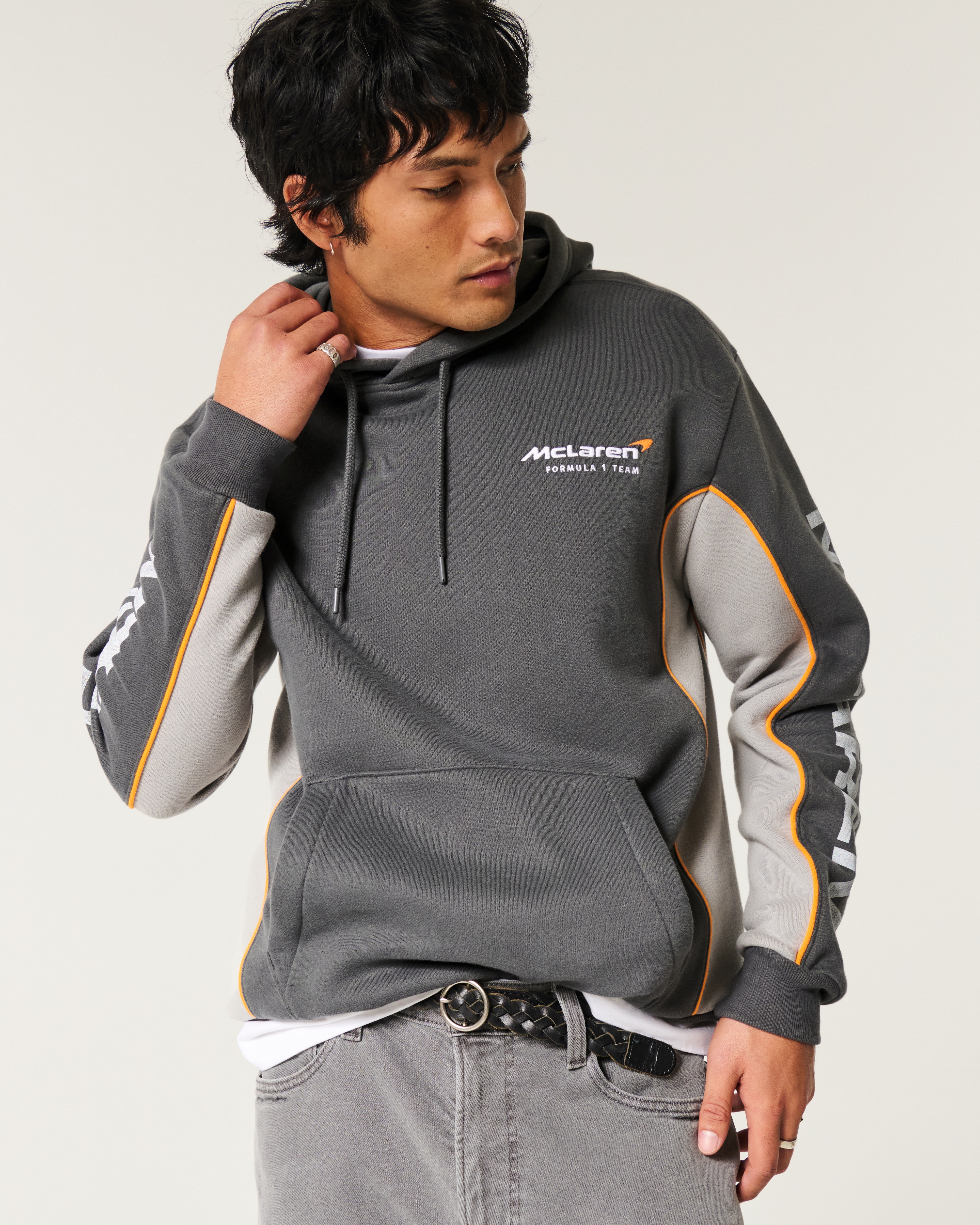 Relaxed McLaren Graphic Hoodie