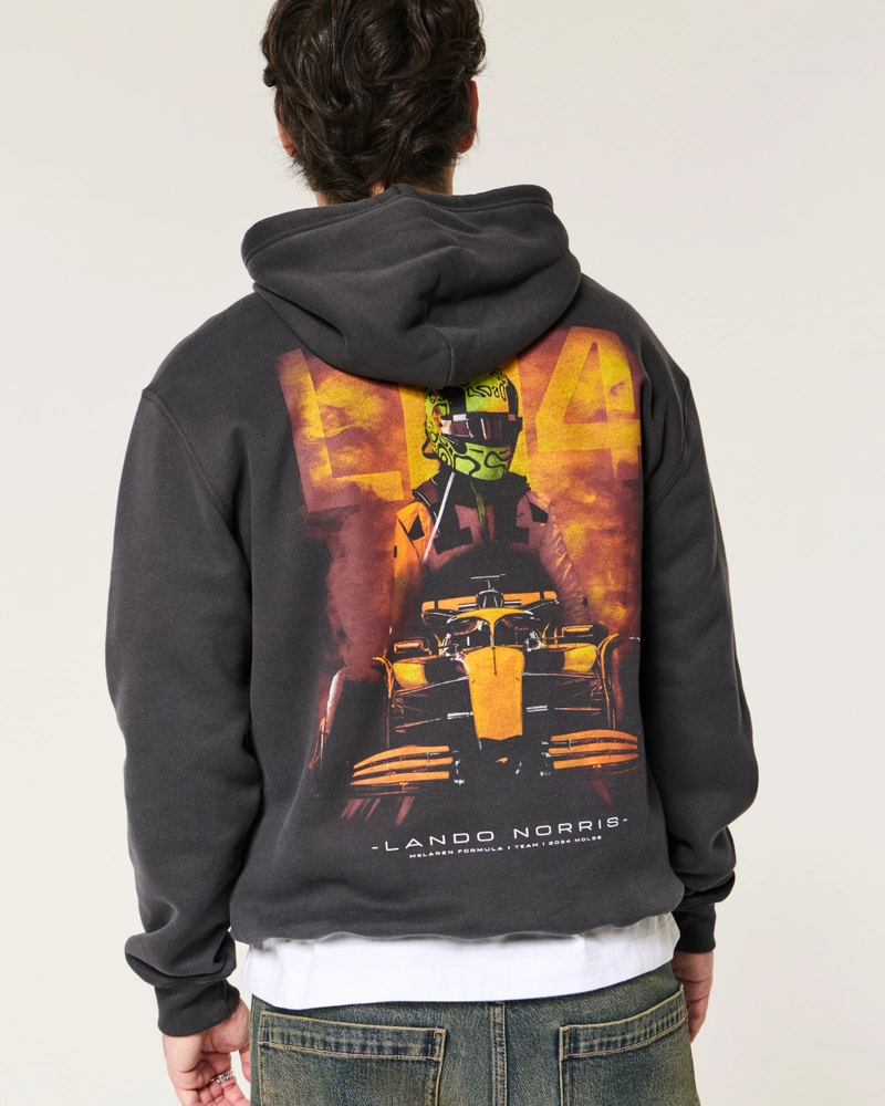 Relaxed McLaren Lando Norris Graphic Hoodie