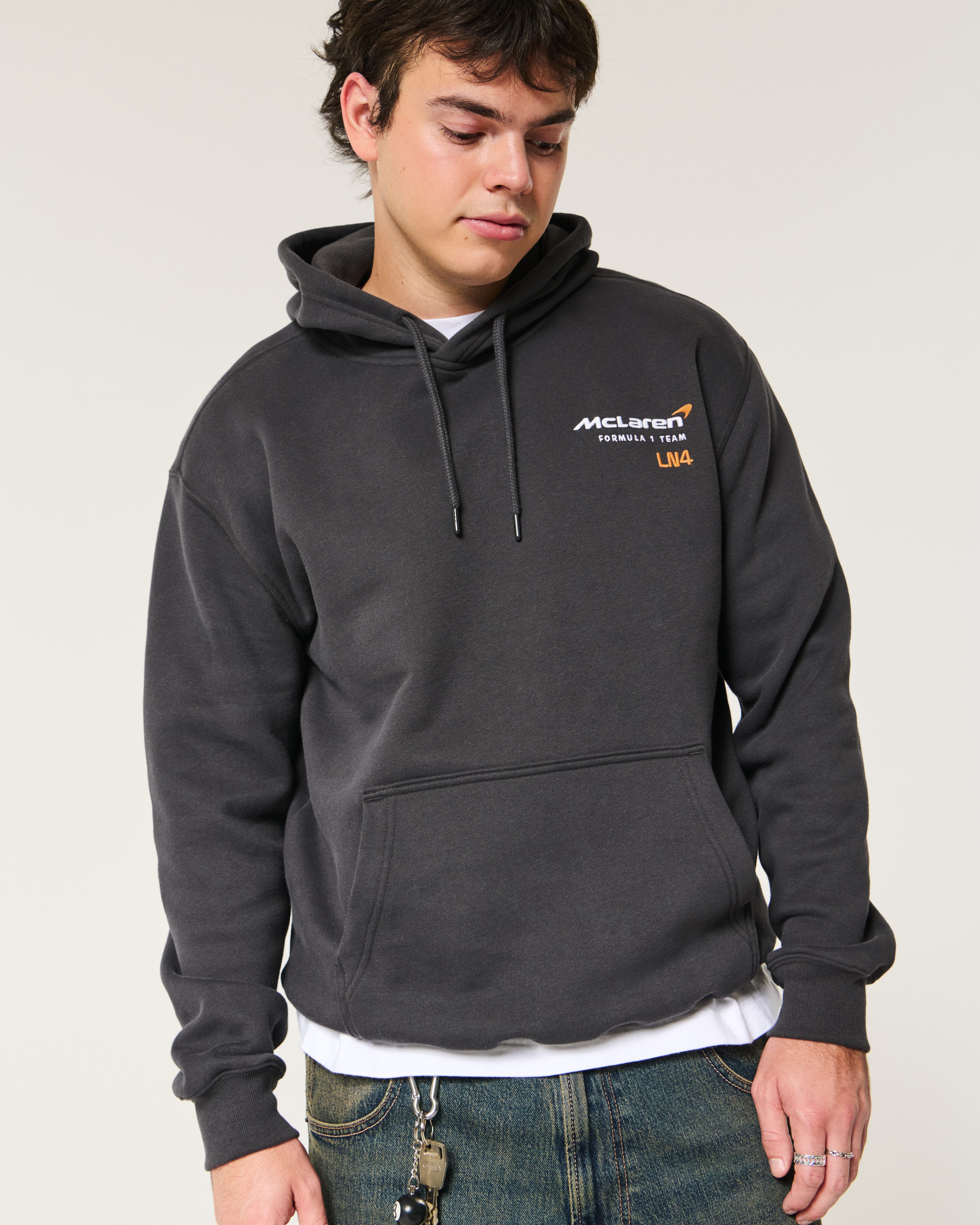 Relaxed McLaren Lando Norris Graphic Hoodie