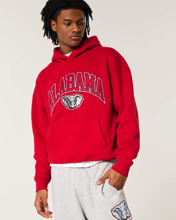 University of Alabama Graphic Hoodie, Crimson - Bama view 1