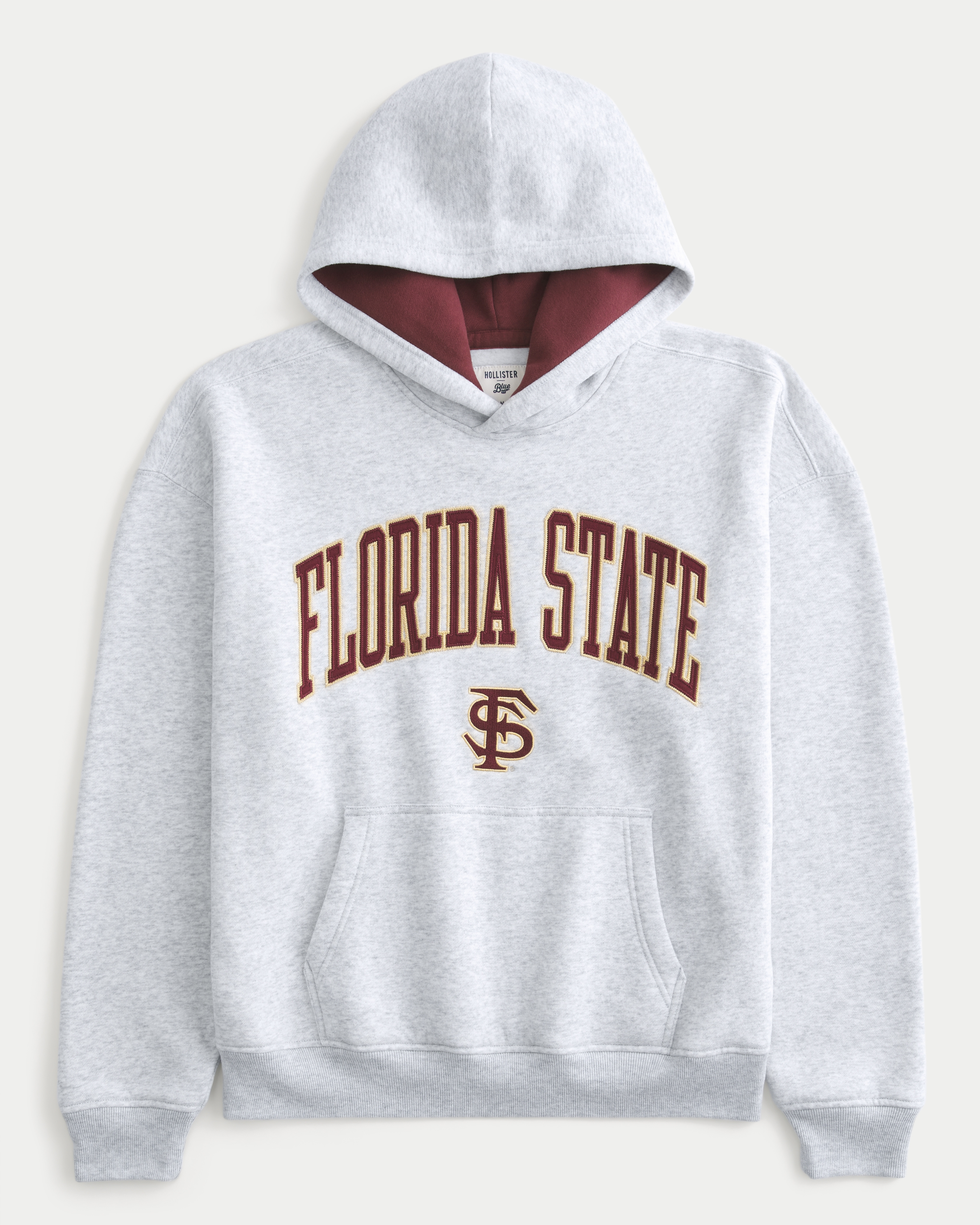 Boxy Florida State University Graphic Hoodie