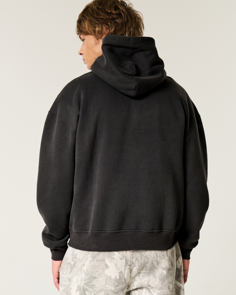 Boxy Georgia Bulldogs Graphic Hoodie