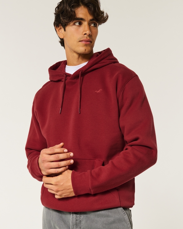 Relaxed Icon Hoodie, Maroon