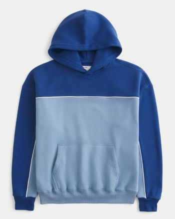 Hollister colorblock logo hoodie cheap