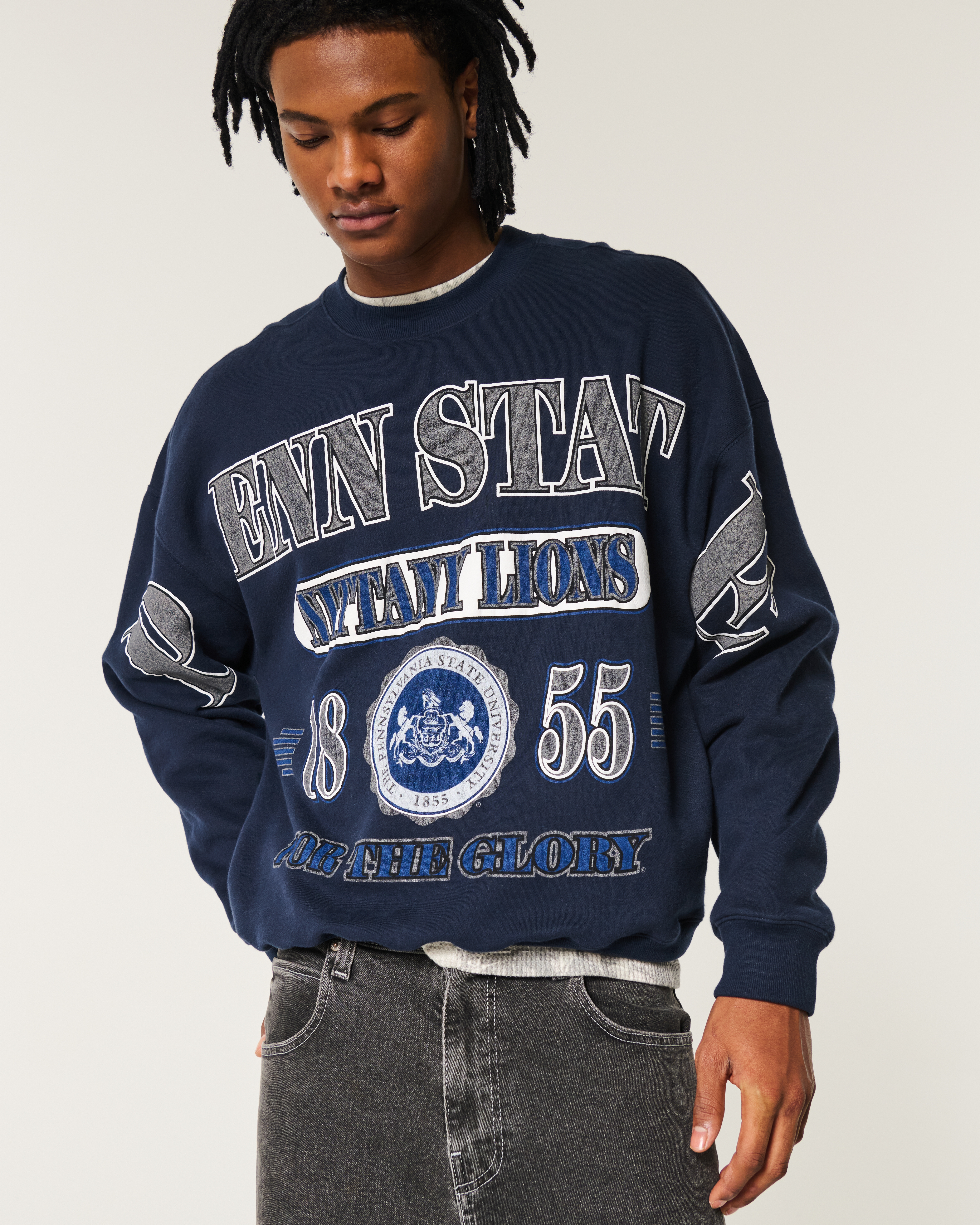 Men's UCLA Bruins Graphic Camo Crew Sweatshirt | Men's