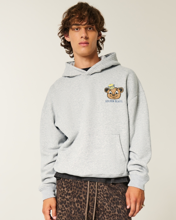 University of California Berkeley Golden Bears Graphic Hoodie, Heather Gray view 1