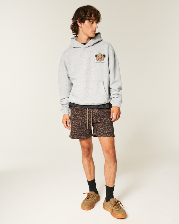 University of California Berkeley Golden Bears Graphic Hoodie, Heather Gray view 2