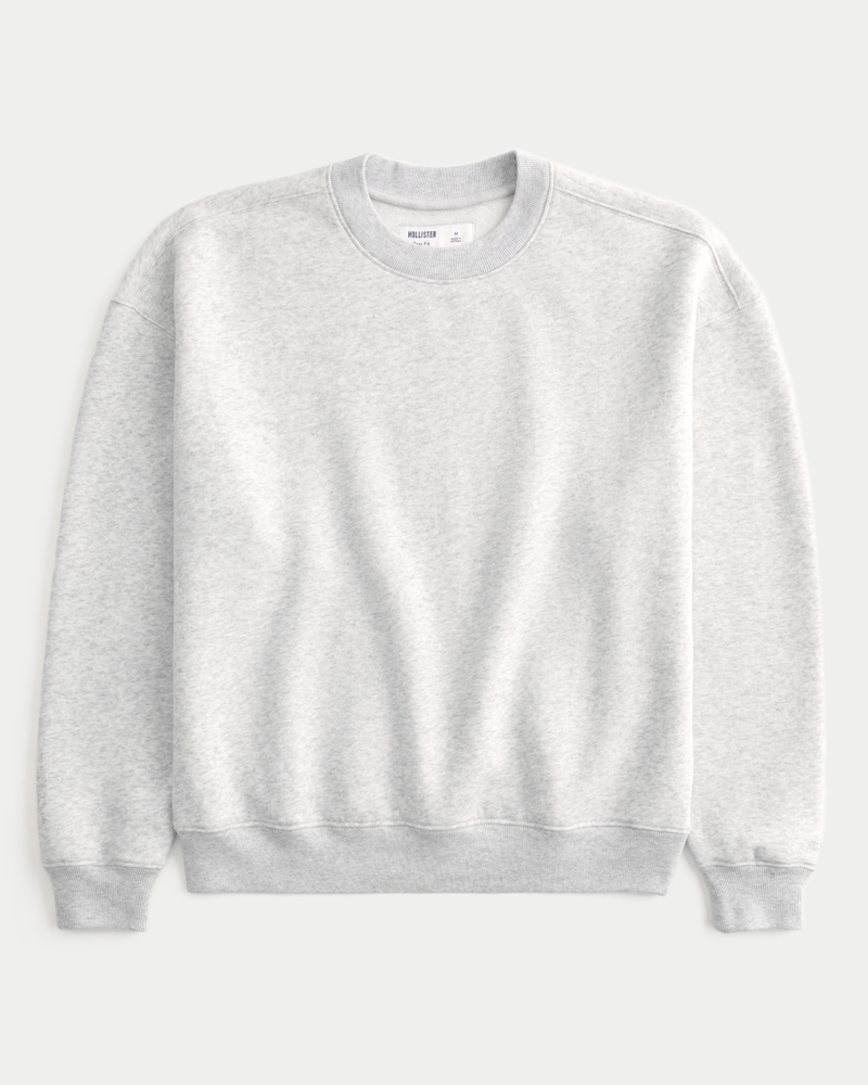 Tan tape heavy crew sweatshirt on sale