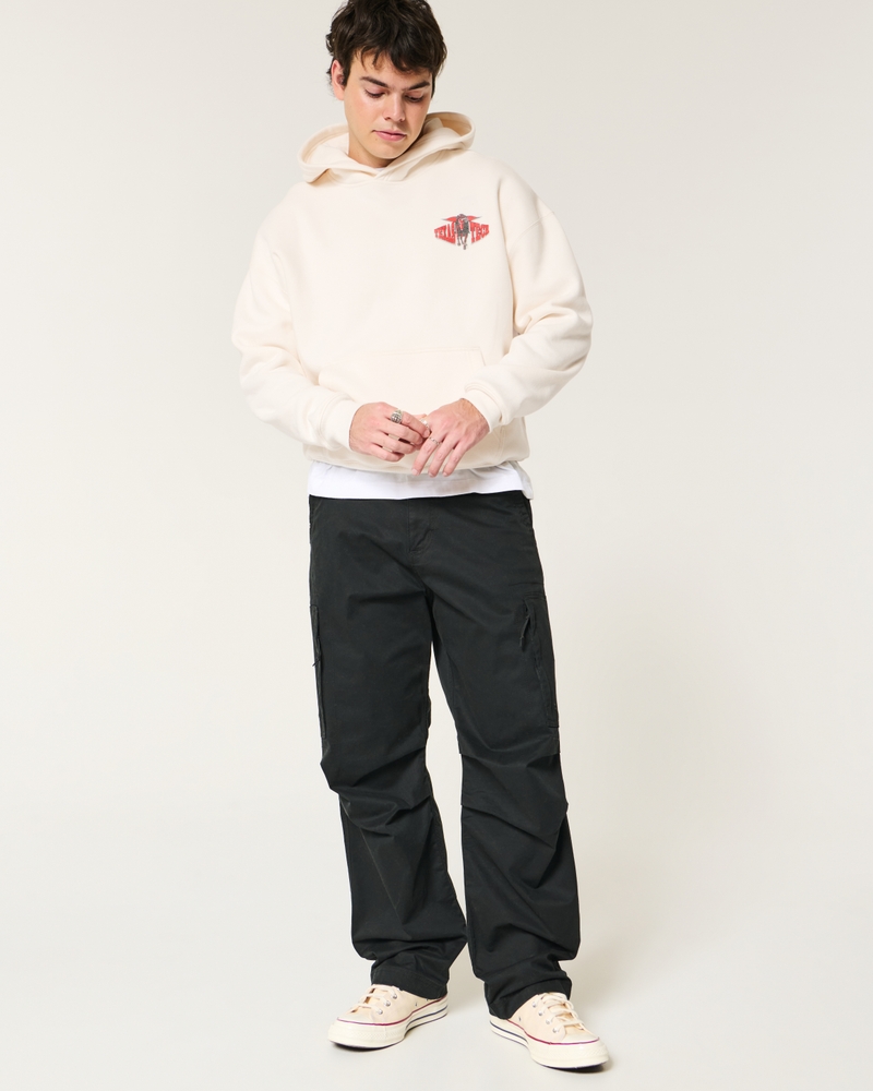 Boxy Texas Tech Graphic Hoodie