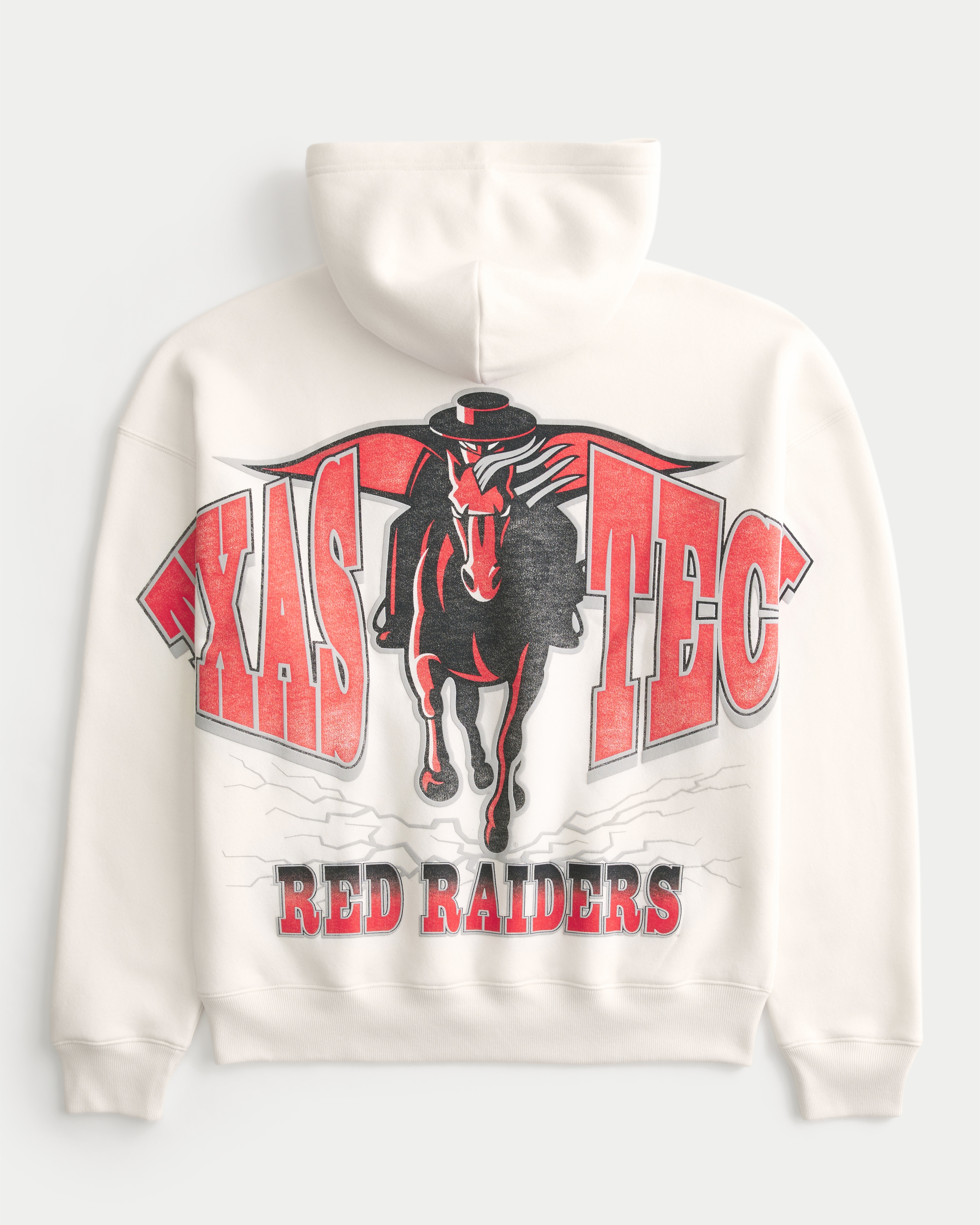 Boxy Texas Tech Graphic Hoodie