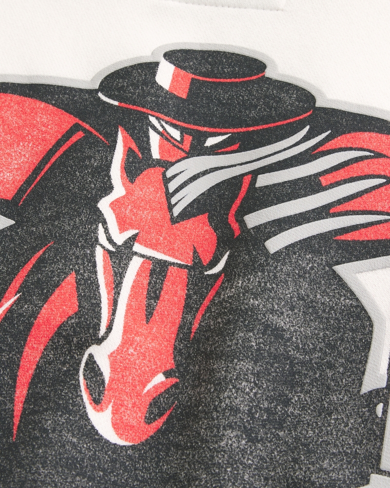Boxy Texas Tech Graphic Hoodie