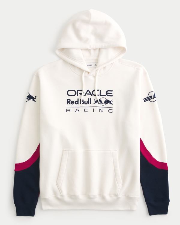 Oracle Red Bull Racing Graphic Hoodie, Cream - Red Bull view 1