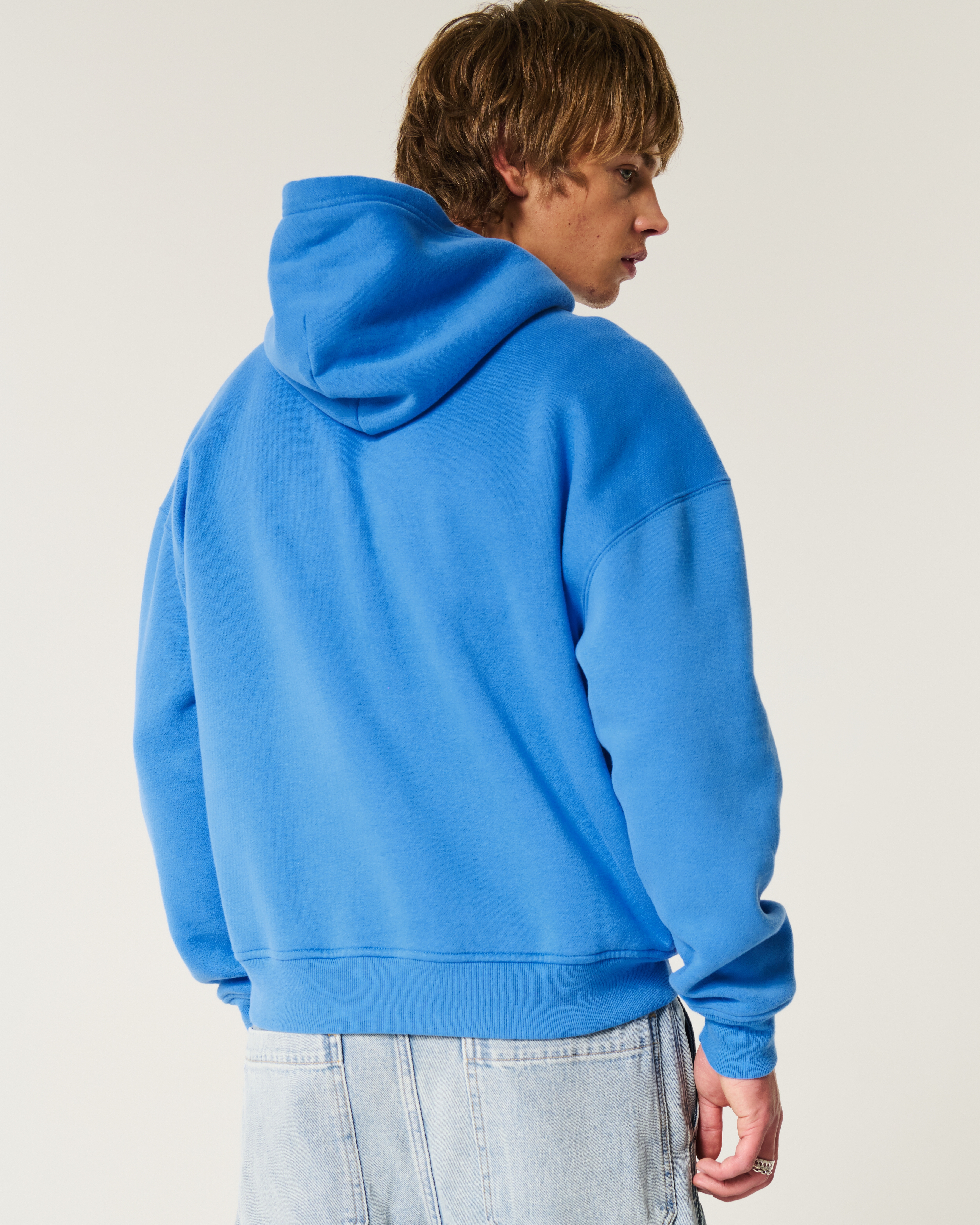 Boxy Yale Bulldogs Graphic Hoodie