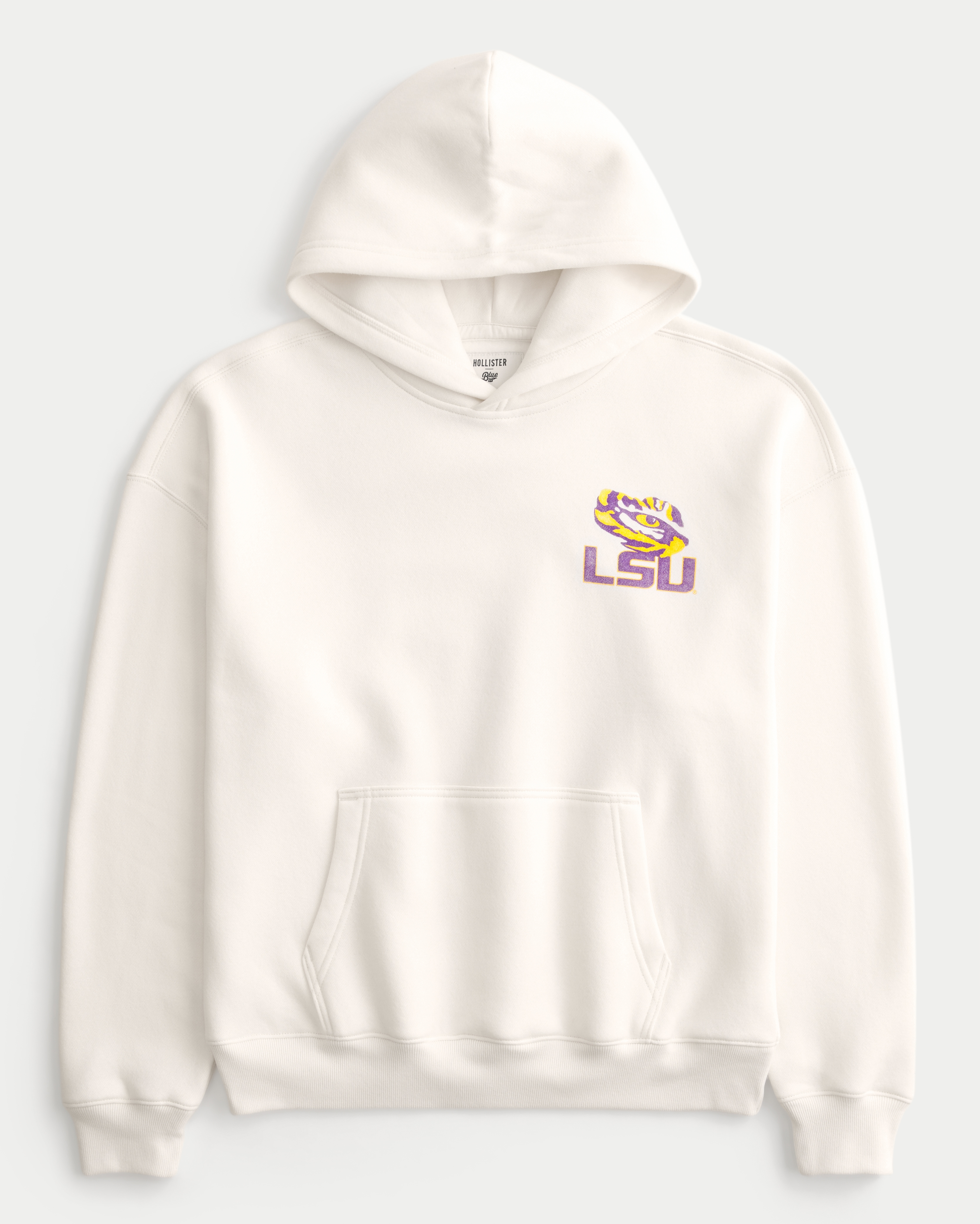 Boxy LSU Tigers Graphic Hoodie