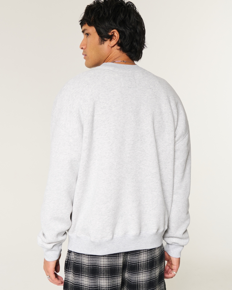 Boxy University of Oklahoma Sooners Graphic Crew Sweatshirt