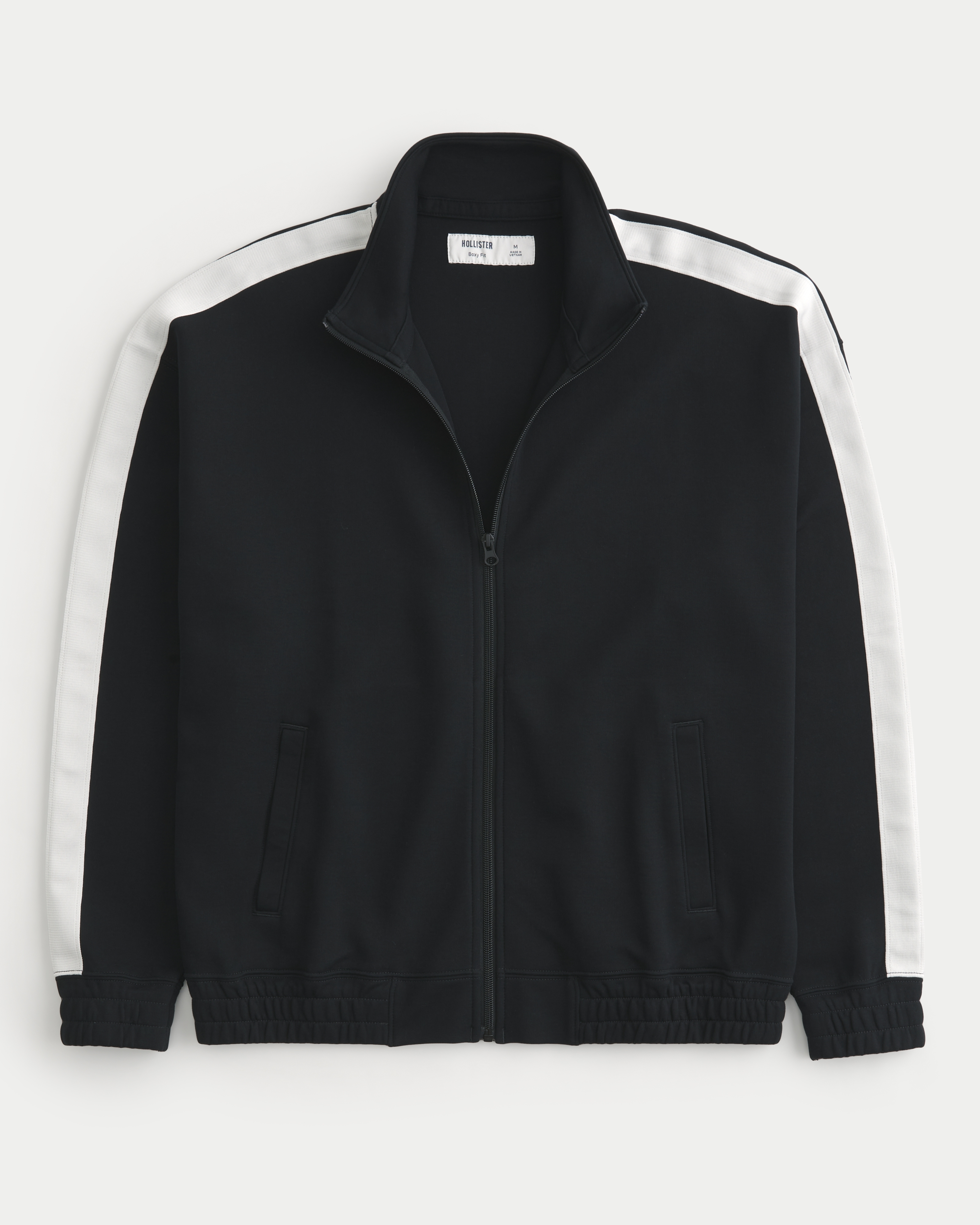 Boxy Fleece Track Jacket