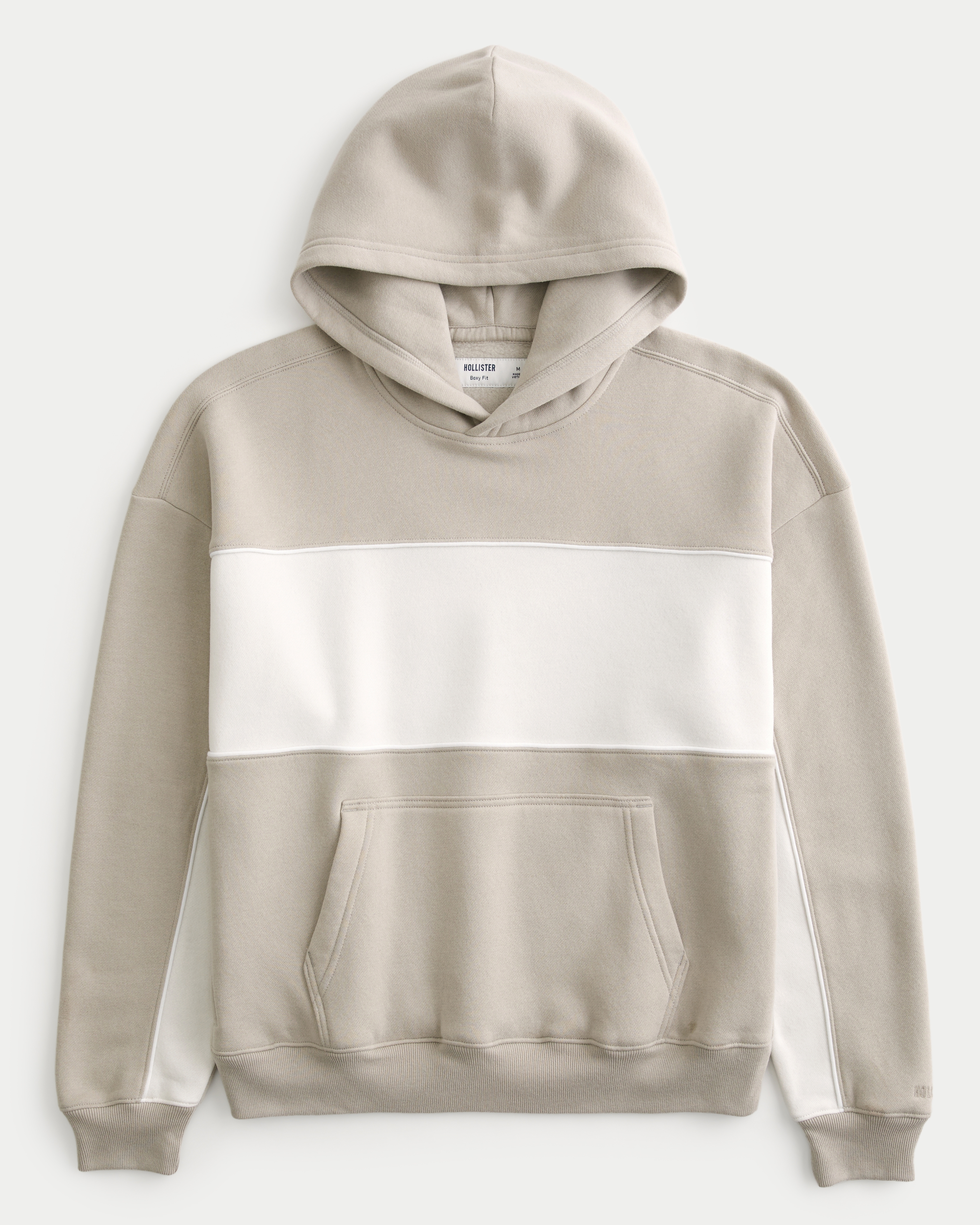 Men's Boxy Colorblock Hoodie | Men's Tops | HollisterCo.com