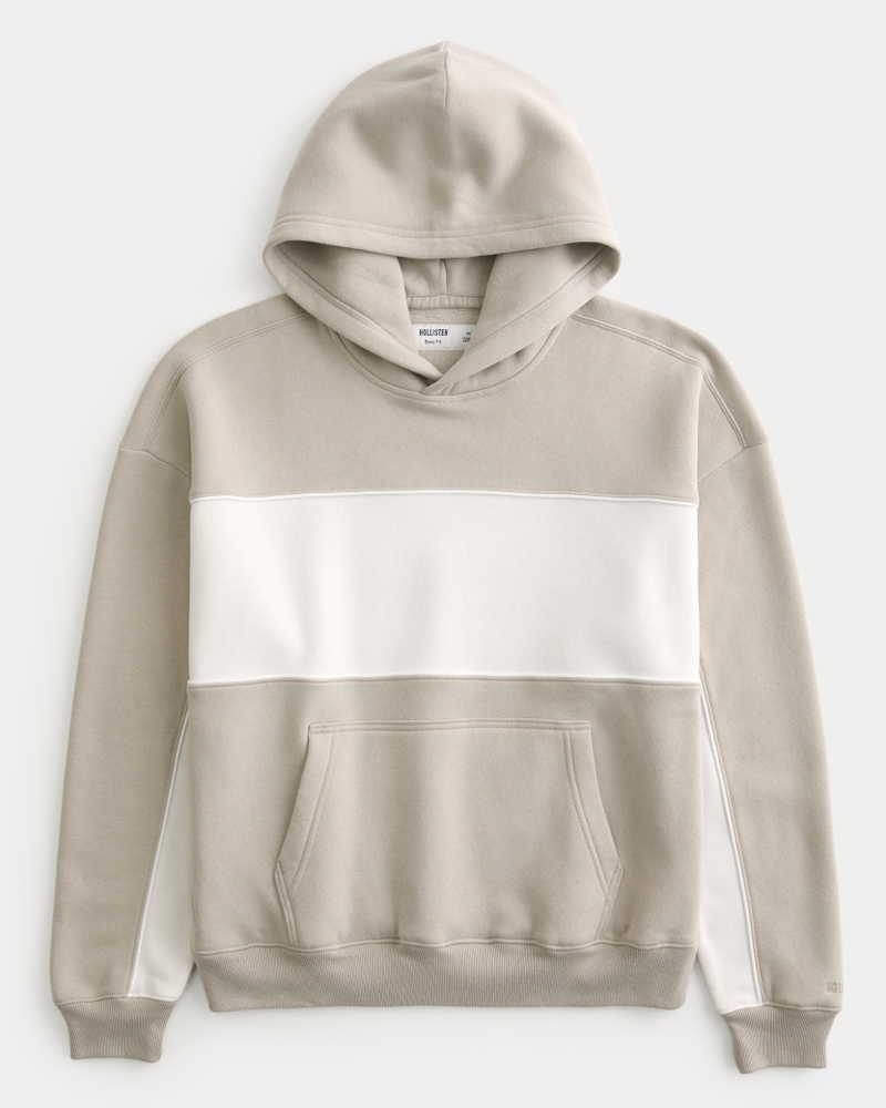 Boxy Colorblock Hoodie