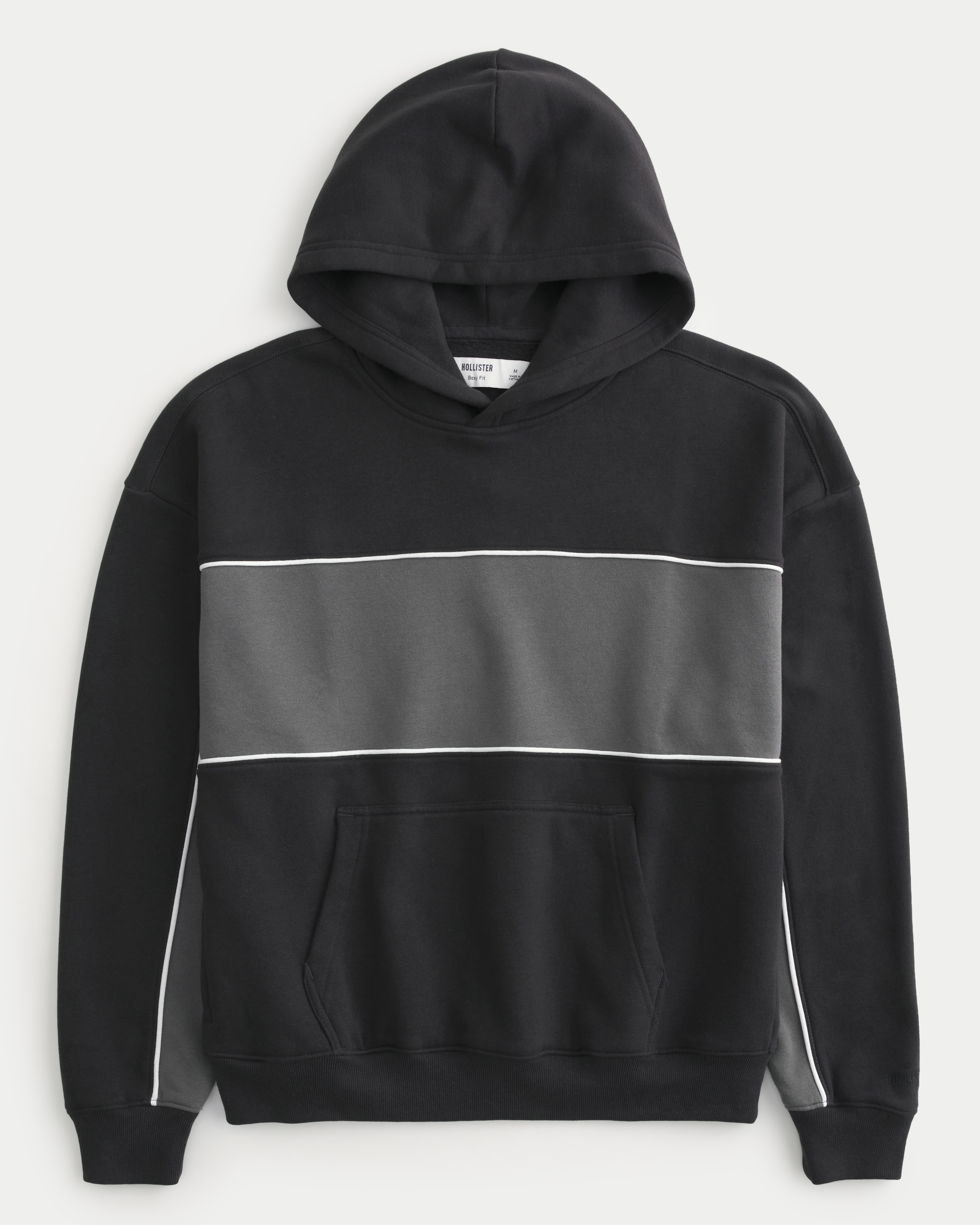 Boxy Colorblock Hoodie