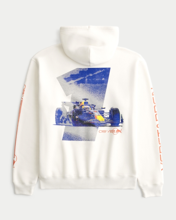 Relaxed Oracle Red Bull Racing Hoodie, Cream