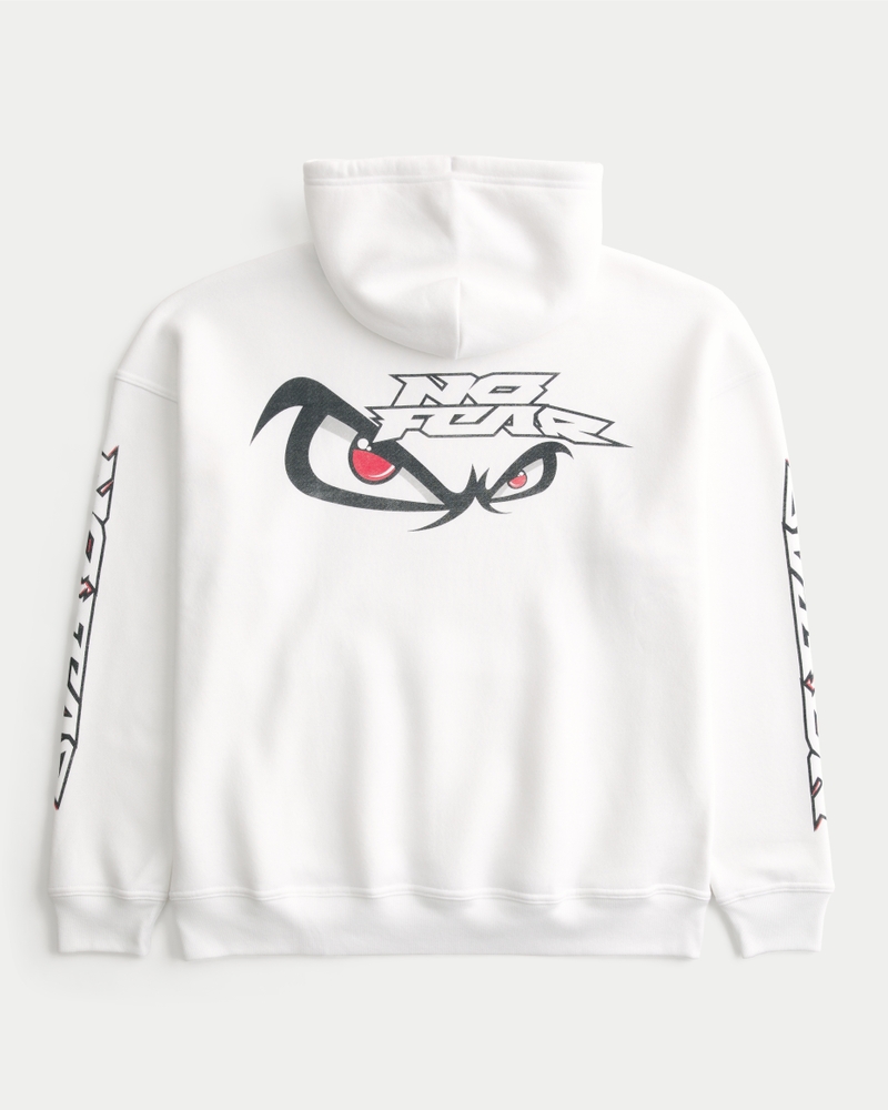 Baggy No Fear Graphic Hoodie