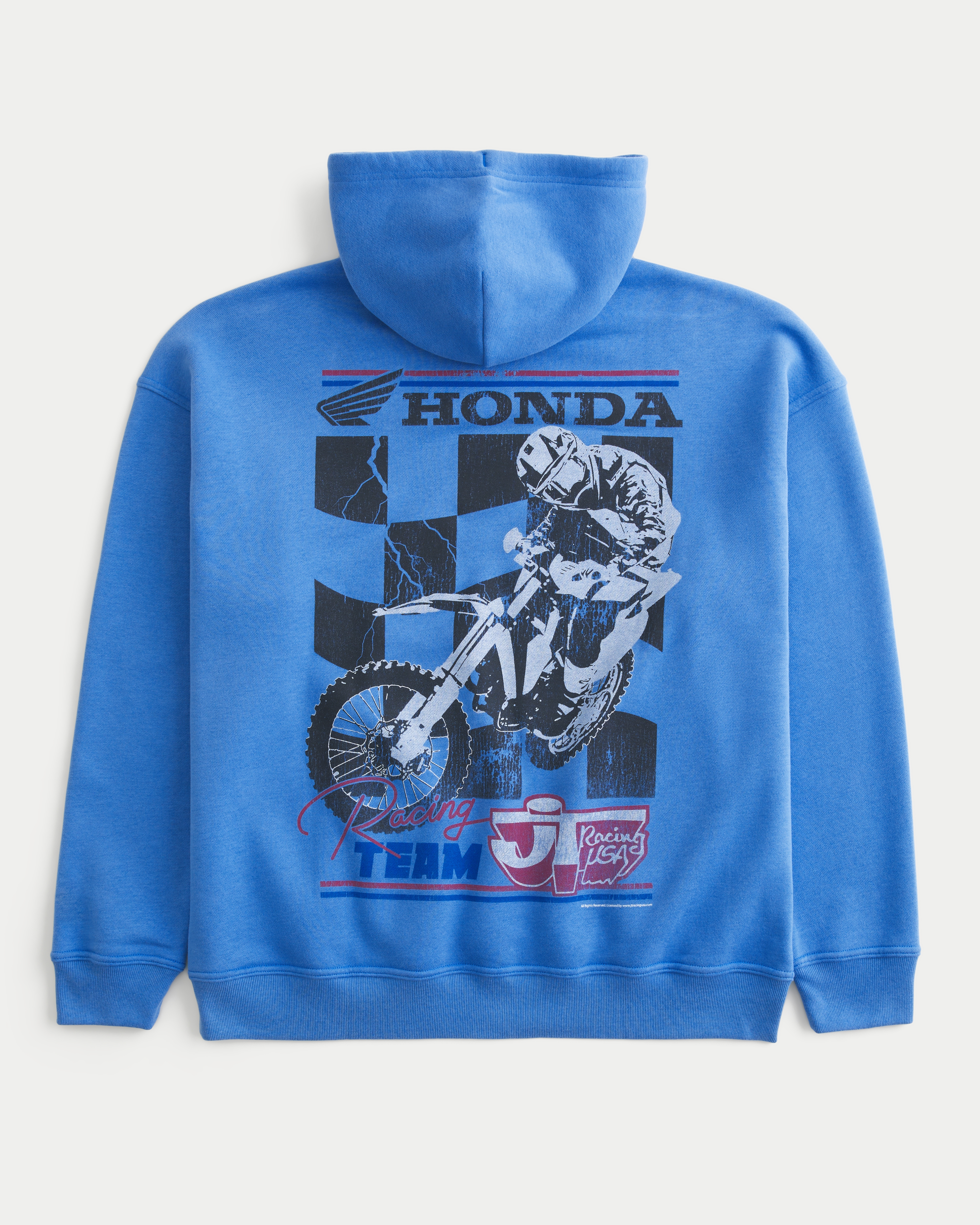 Baggy Honda Racing Graphic Hoodie