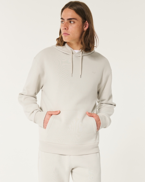 Relaxed Icon Hoodie, Light Tan
