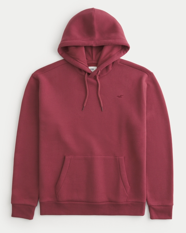 Relaxed Icon Hoodie, Washed Red