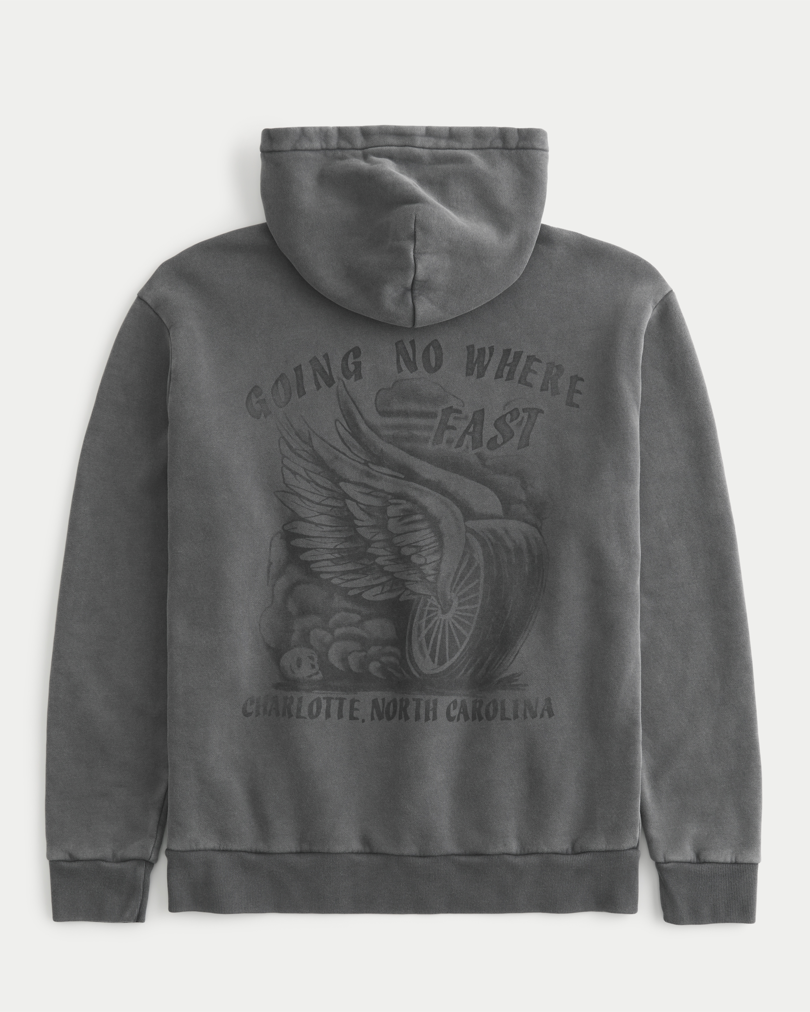 Relaxed North Carolina Racing Graphic Hoodie