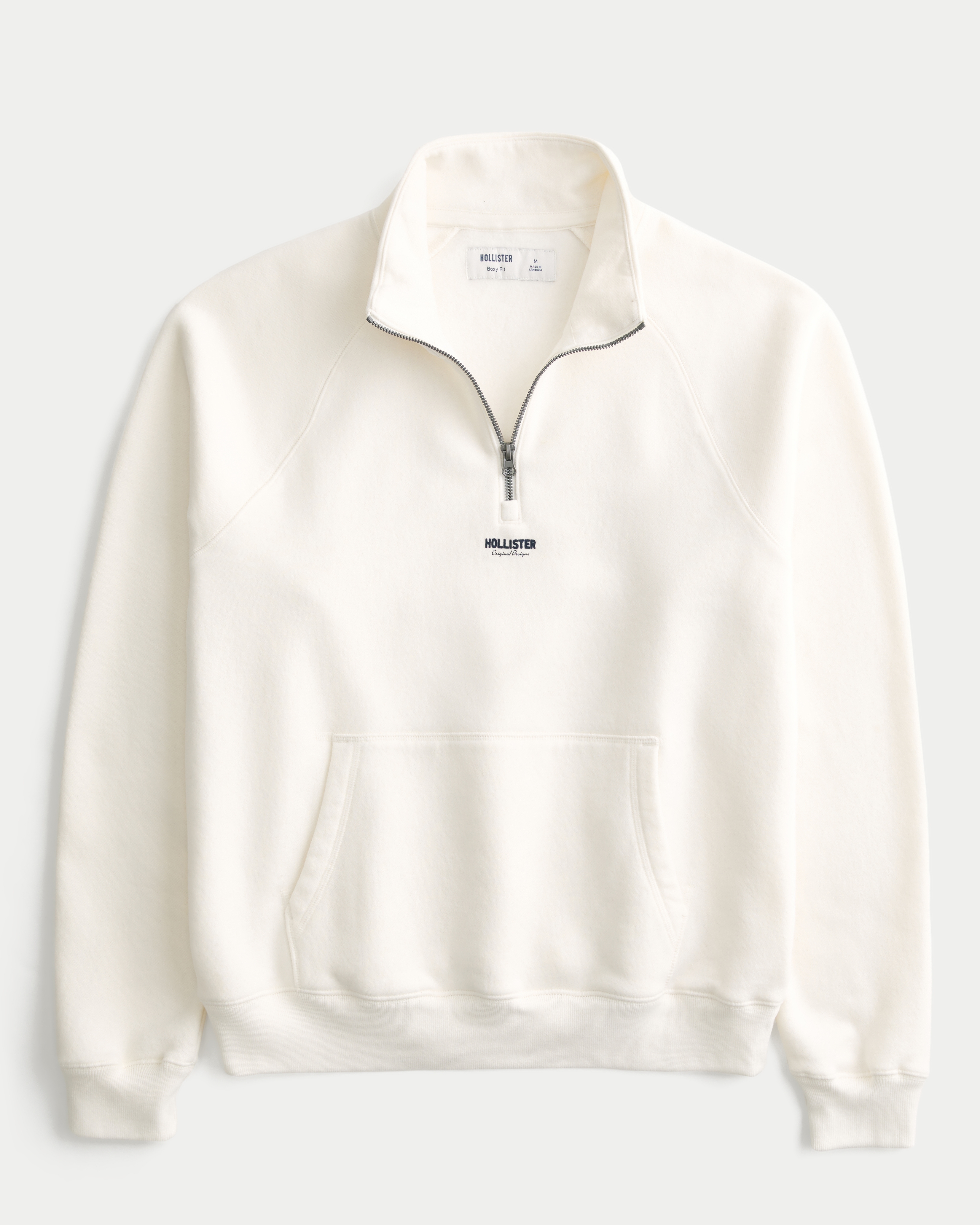 Carhartt WIP Half Zip American Script Sweatshirt | Ash