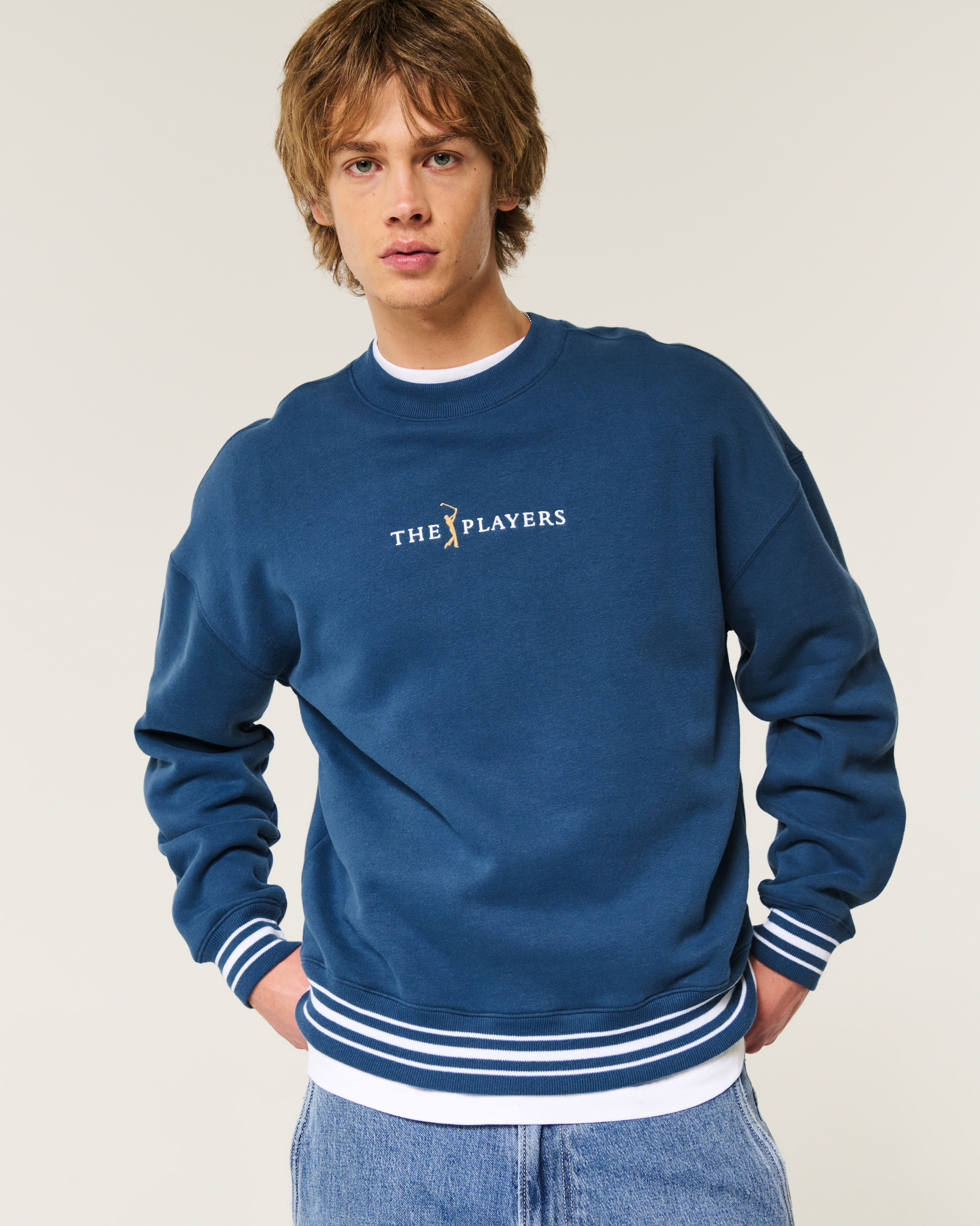 Boxy The Players Golf Graphic Crew Sweatshirt