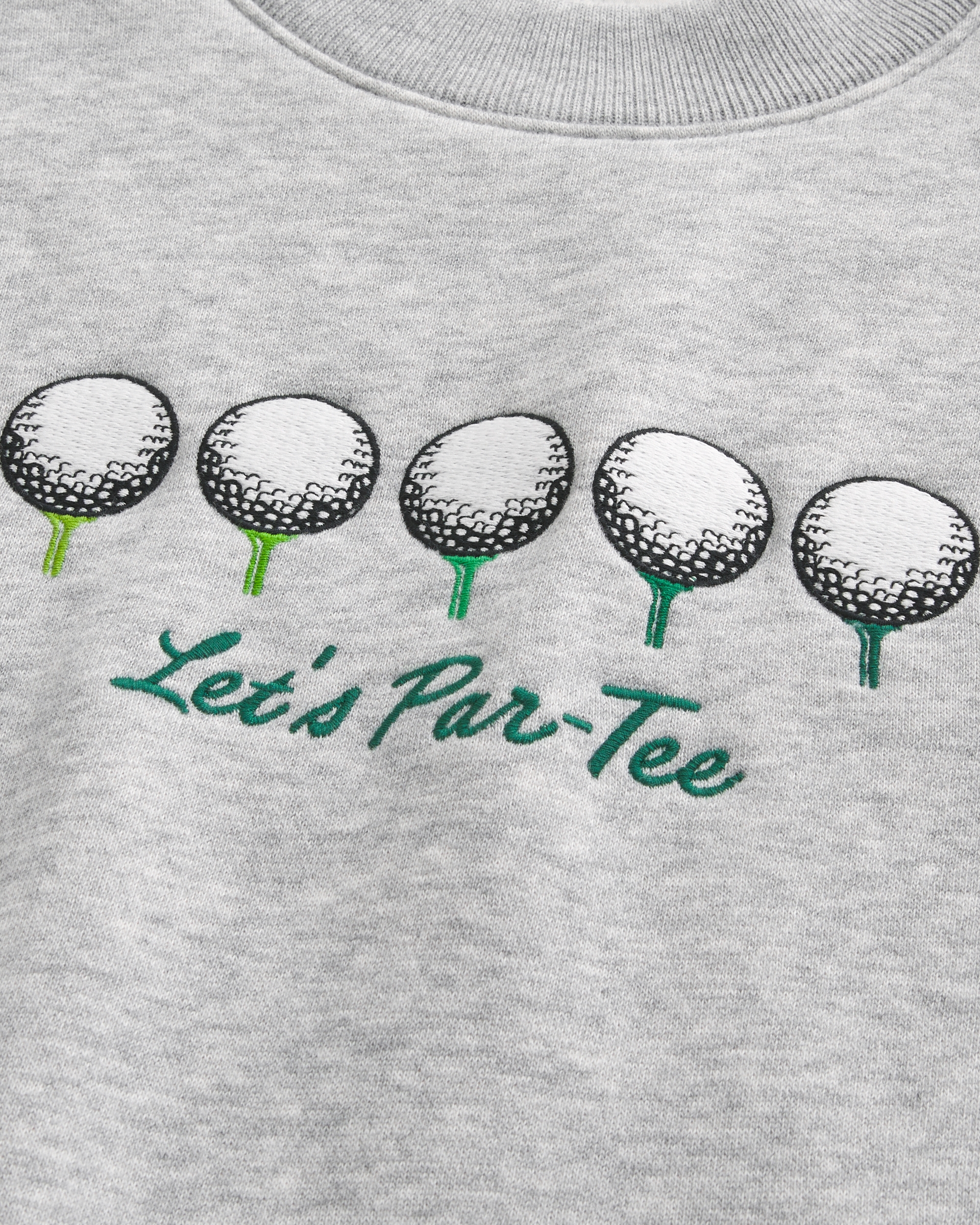Boxy Golf Graphic Crew Sweatshirt