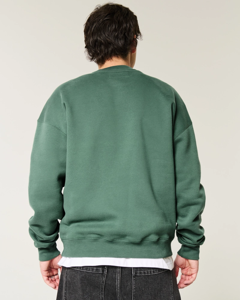 Boxy Augusta Golf Graphic Crew Sweatshirt