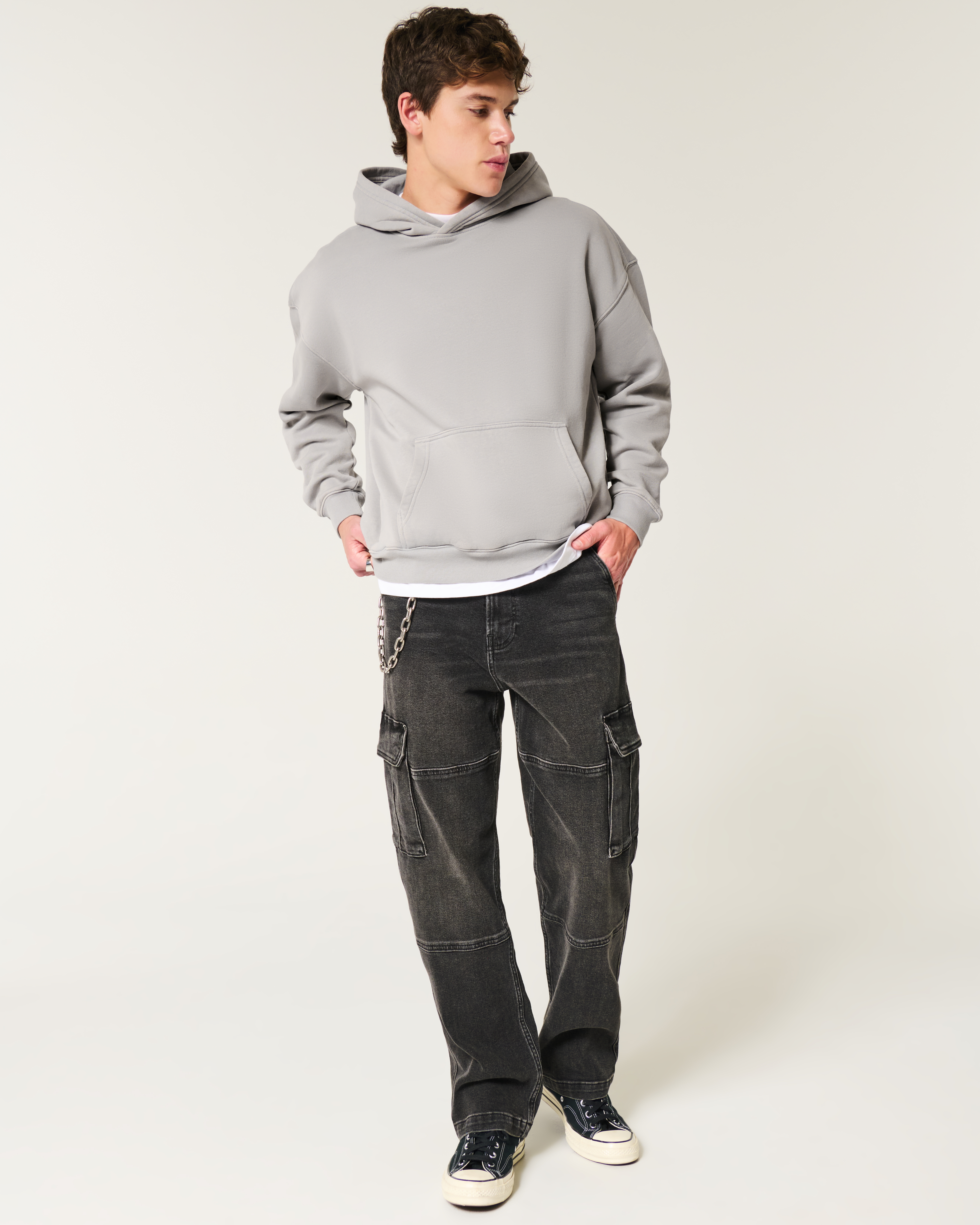 Boxy Washed Hoodie