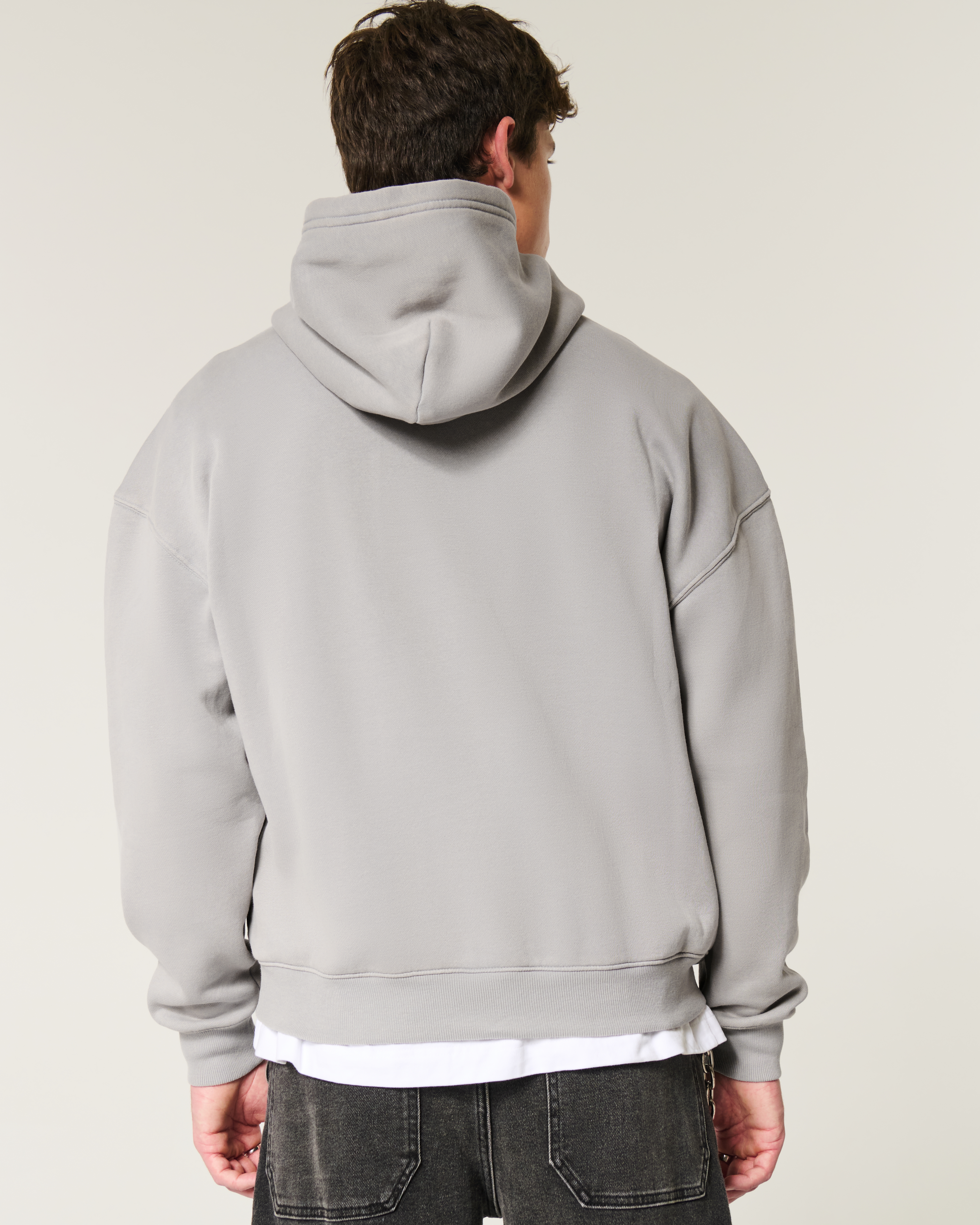 Men's Boxy Colorblock Hoodie | Men's Clearance | HollisterCo.com