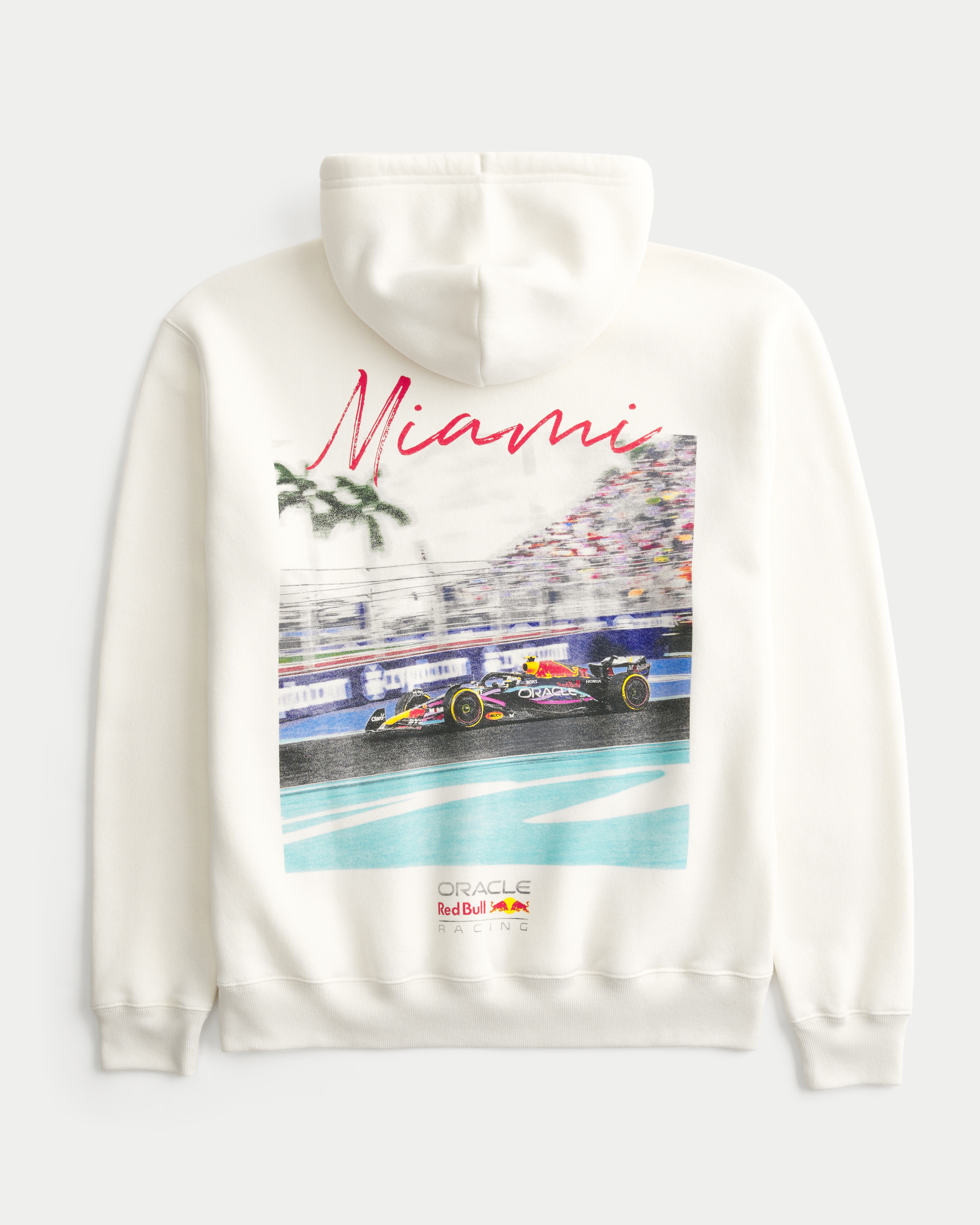 ★Hollister Co★Oracle Red Bull Racingグラフィックフーディ Men's Relaxed Oracle Red Bull Racing Graphic Hoodie | Men's